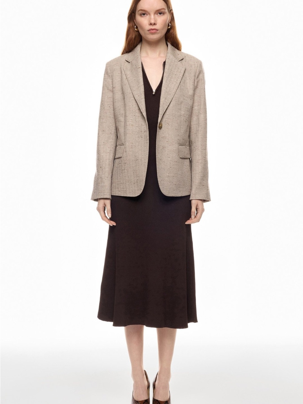BOSS Grey Jocelia Blazer size M MSRP $800